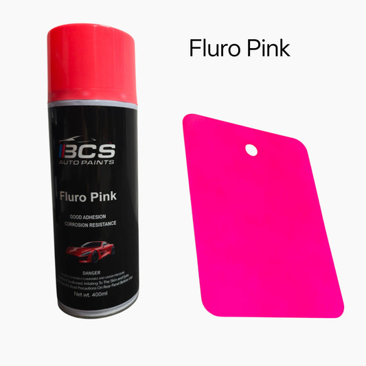 Fluro Pink Aerosol Paint Aerosol 400ml Base Coat Flourescent