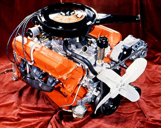Engine Motor Heat paint GMH Holden Rocket Red