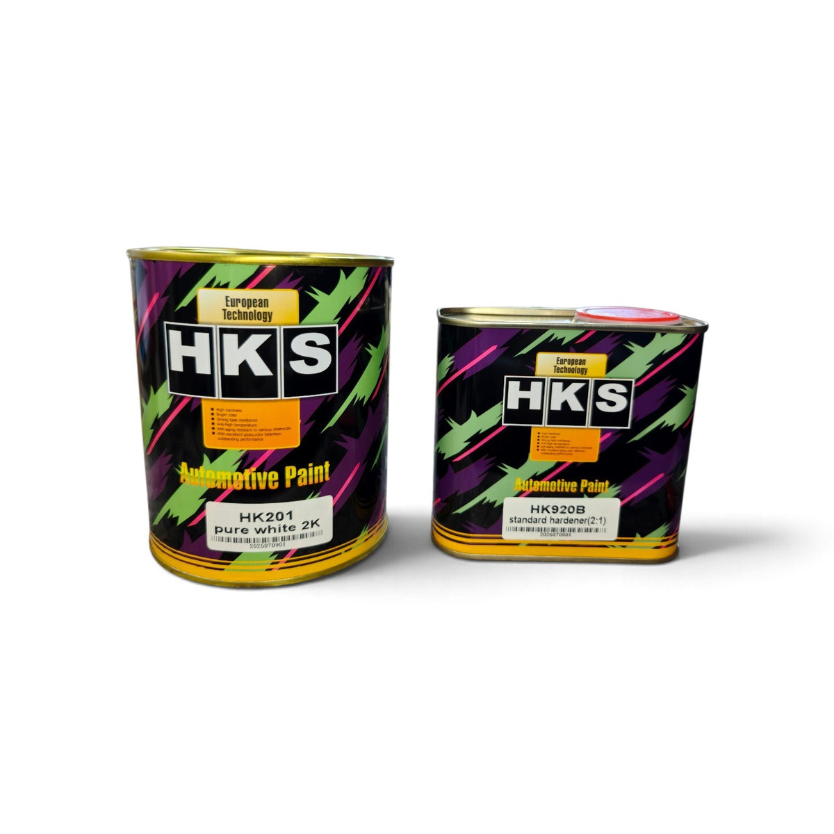 HKS 2K Solid Bright White 2k 1.5L Kit Paint + Hardner