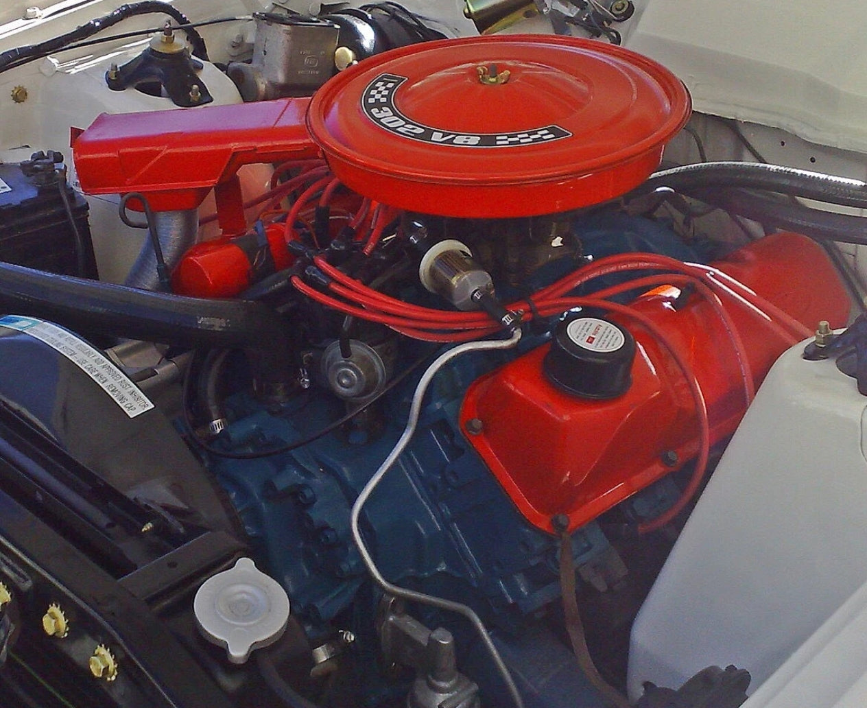 Engine Motor Heat Paint XA XB GT GS 302 351 Cleveland Orange