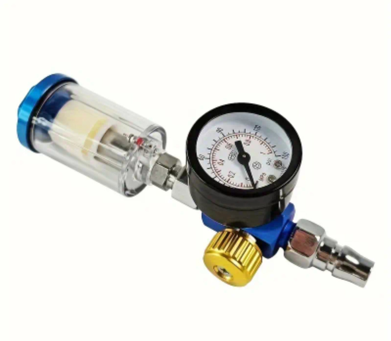 Spray Gun Water Filter Separator + Air a pressure Regulator