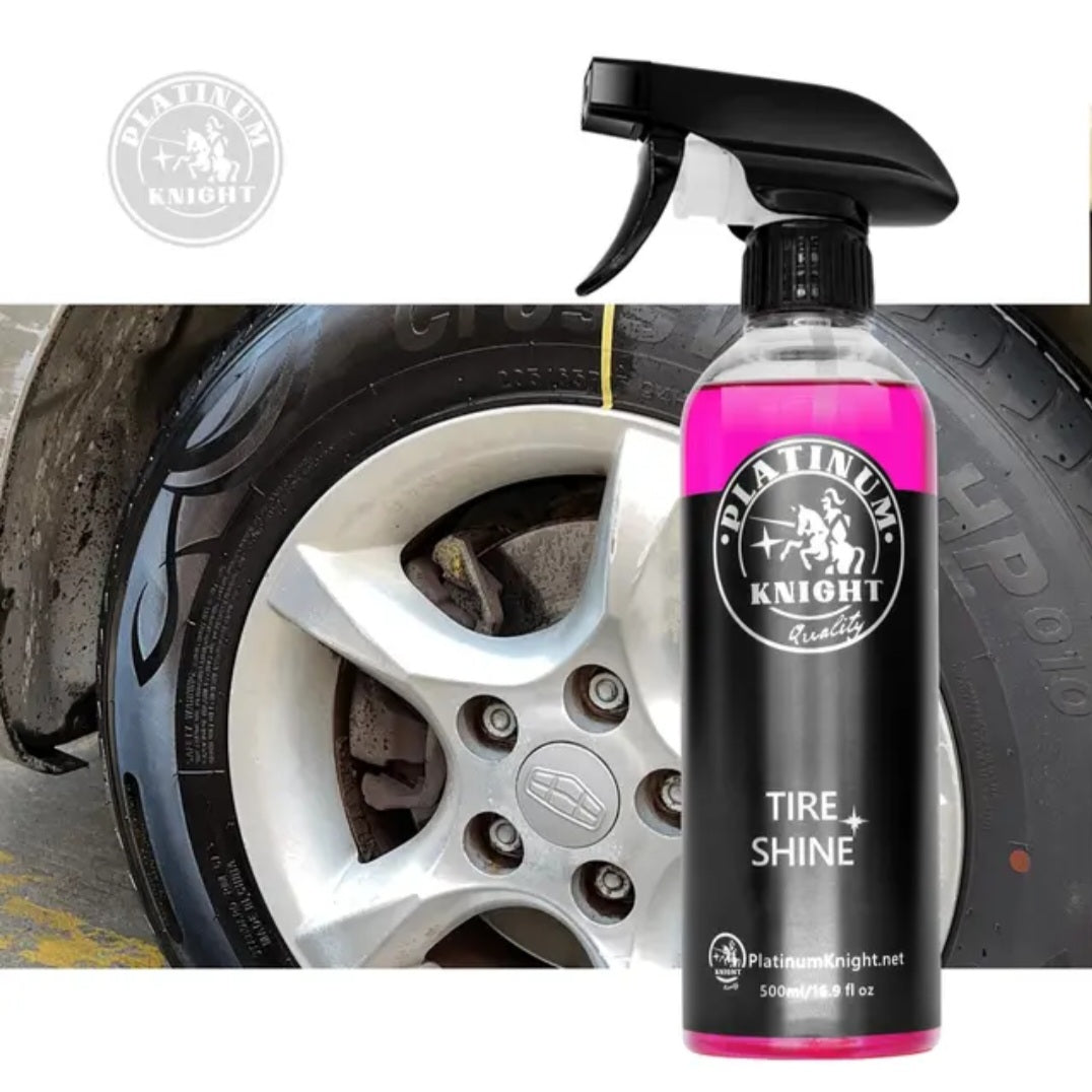 Platinum Tire Shine & Protectants plastic & rubber
high-gloss restorer spray gel wax coating