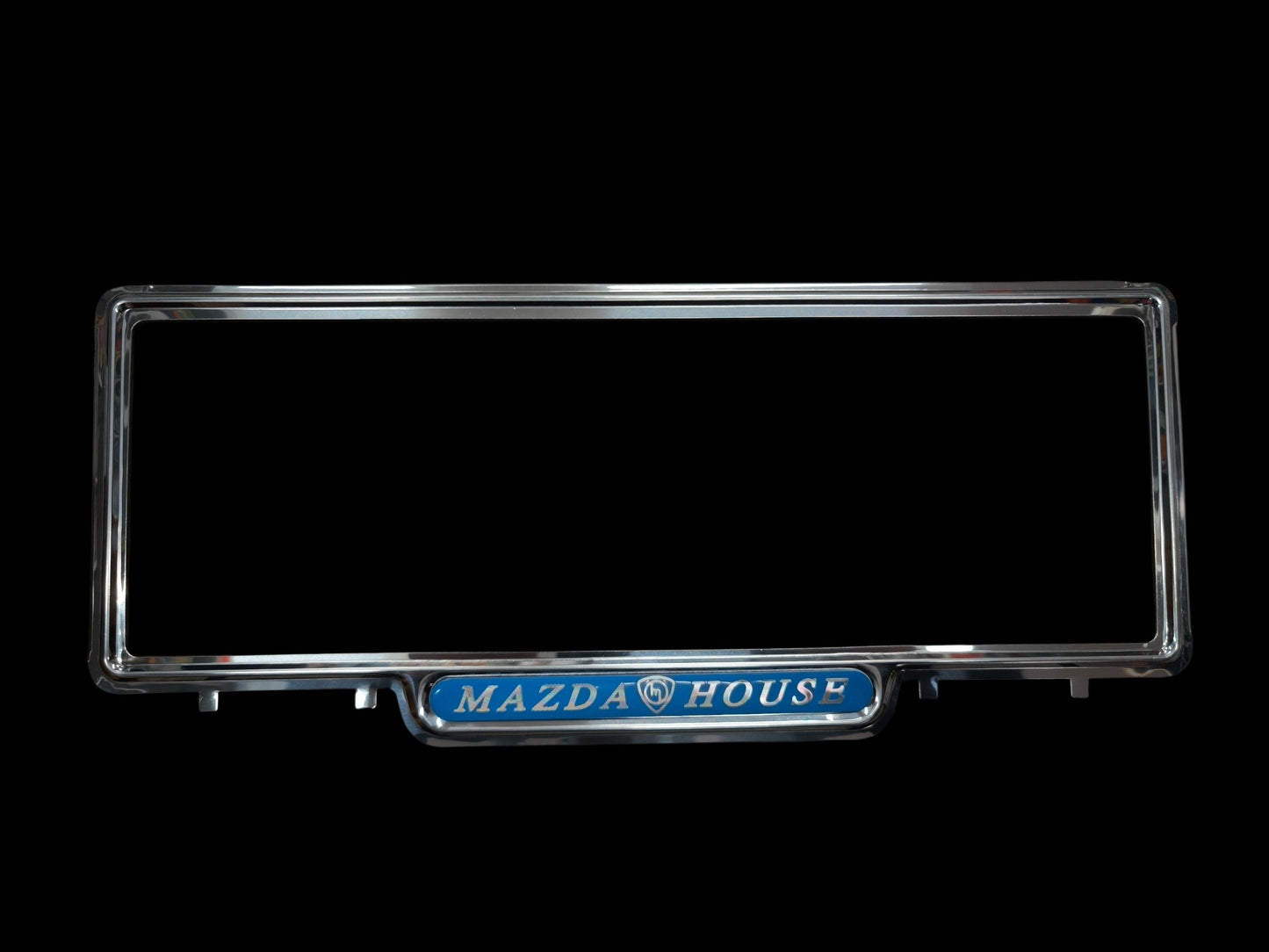 Genuine Retro MAZDA HOUSE  Classic License Plate Covers - Pair