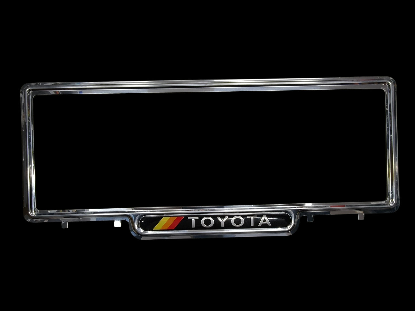 Genuine Retro TOYOTA Classic License Plate Covers - Pair
