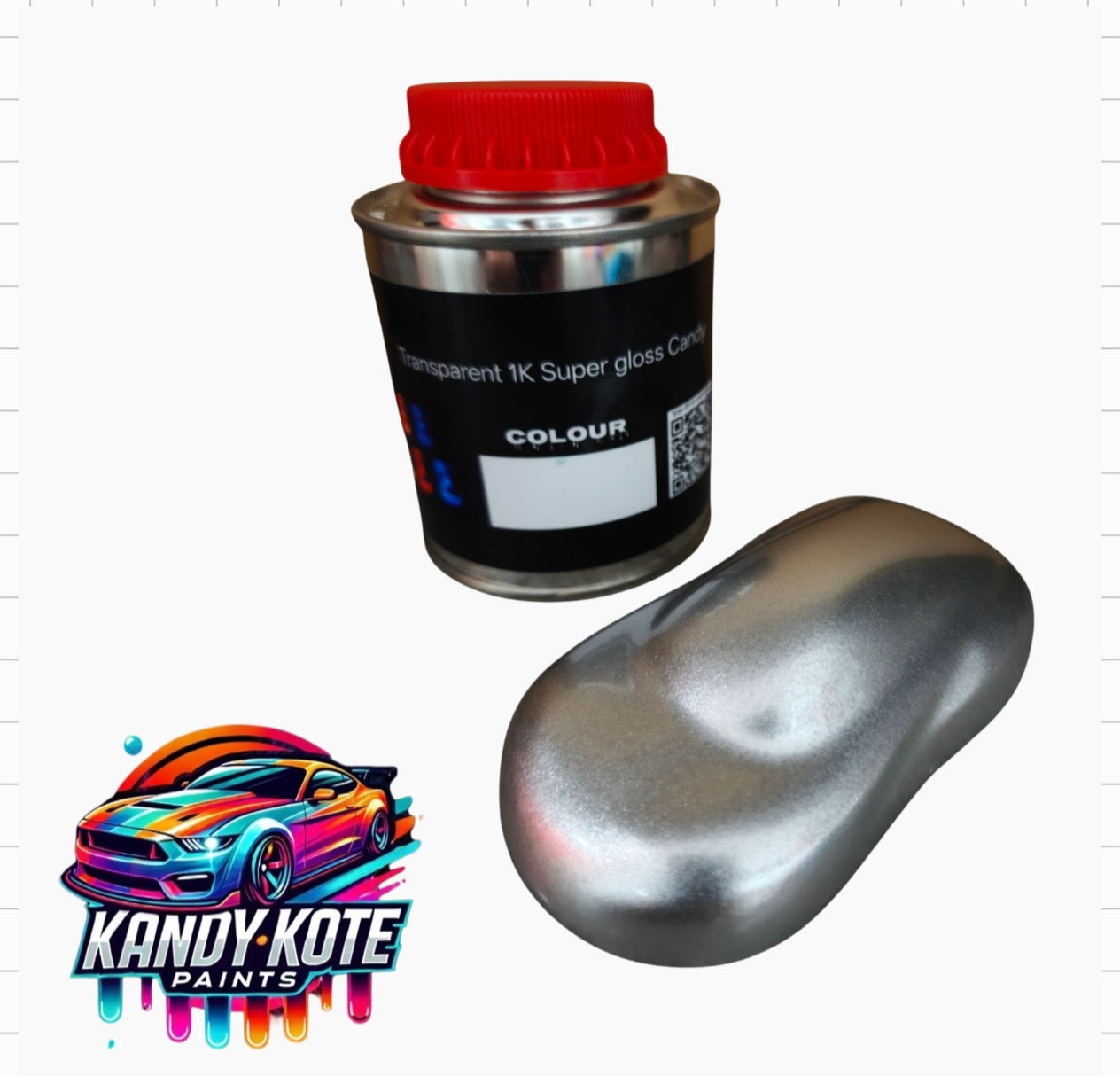 Kandy Kote 2 Layer Acrylic 1K Super Gloss Candy Auto Paint 250ml Kits