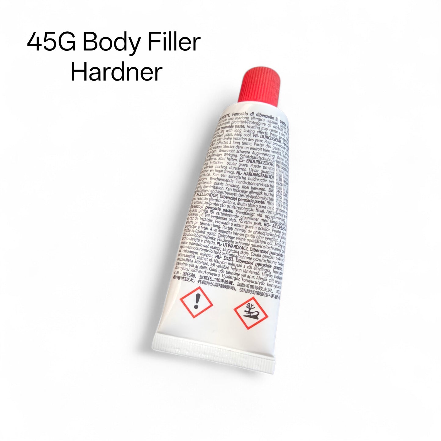 Hardener 45G Tube For Body Filler Polyester Putty Body Repair