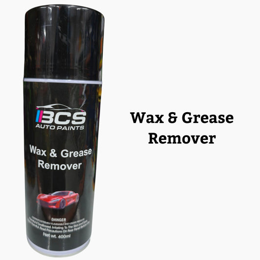 Wax & Grease silicon Remover 400ml Aerosol Spray Deoiling Pre Paint Cleaner BCS