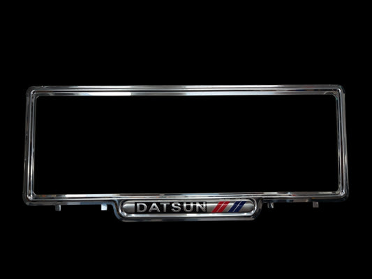 Genuine Retro NISSAN DATSUN Classic License Plate Covers - Pair