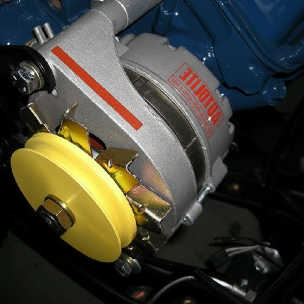 Ford Falcon XW XY GT GS Fairmont Autolite Alternator Silver Paint