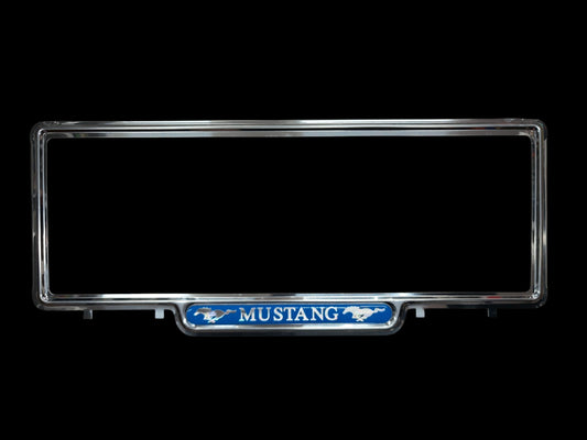 Genuine Retro Ford Mustang Classic License Plate Covers - Pair
