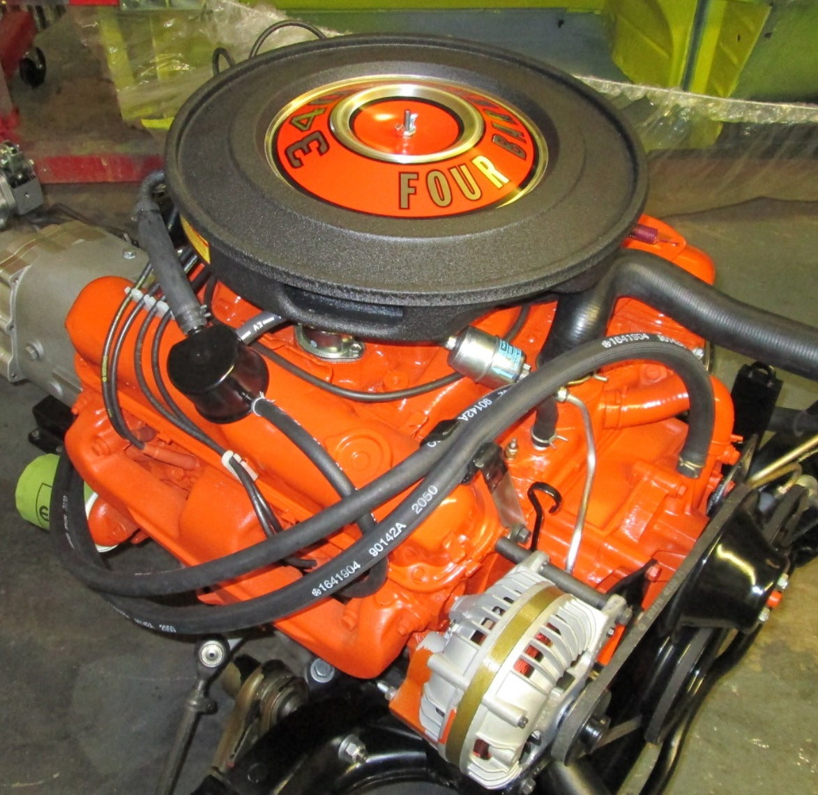 Engine Motor Heat Paint Chrysler Hemi Orange 383 440 426 V8