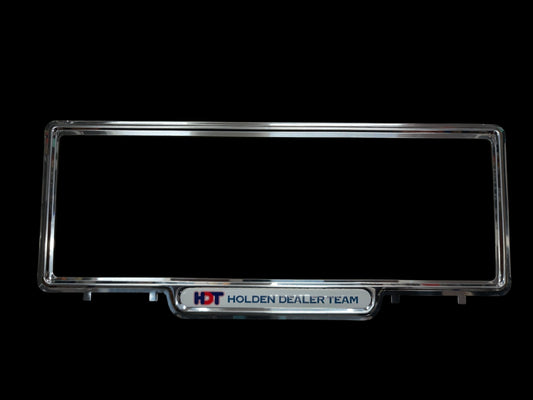 Genuine Retro Style Holden Dealer Team Classic License Plate Covers - Pair