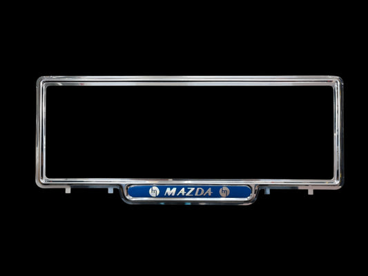 Genuine Retro Style Mazda Classic License Plate Covers - Pair