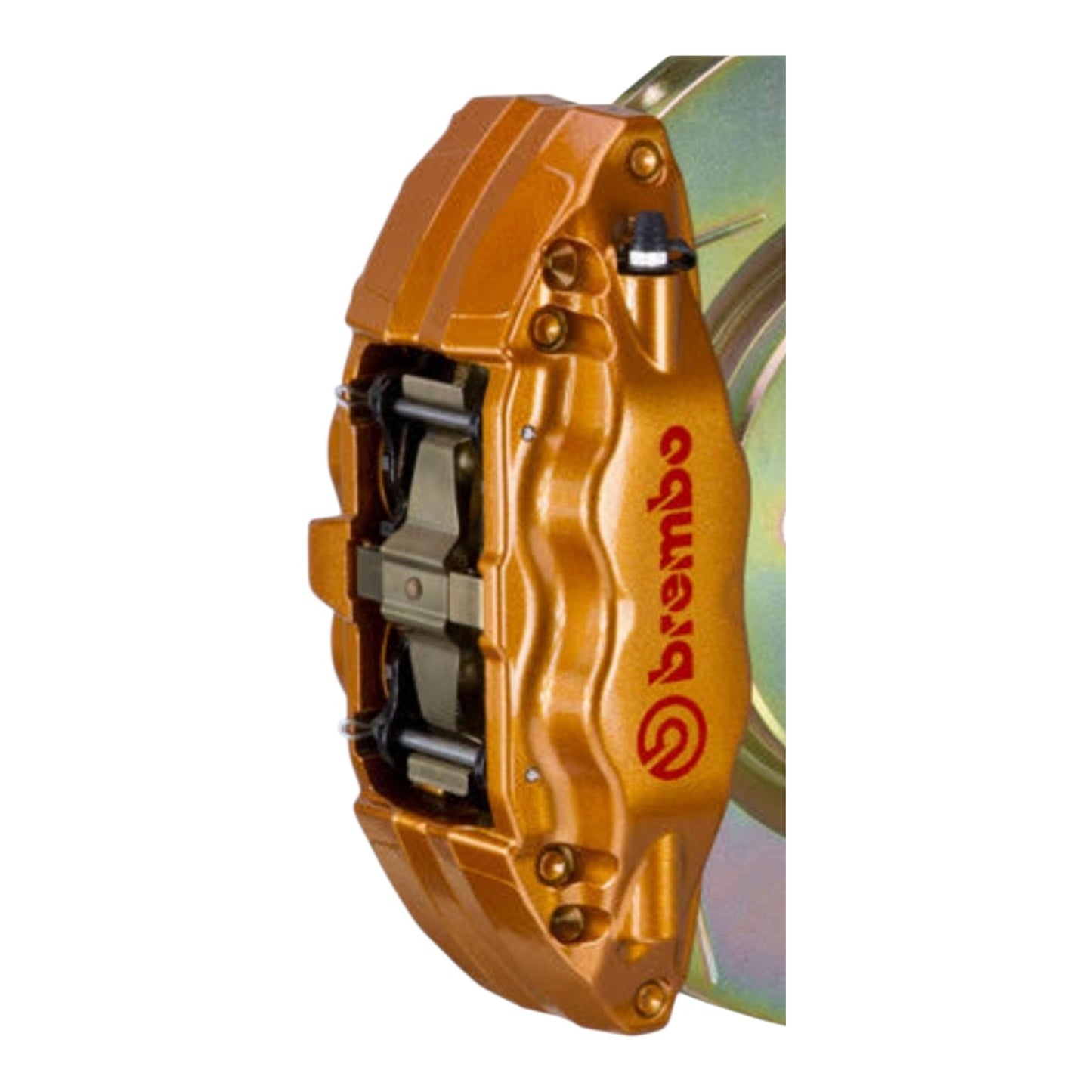 Brembo Gold Brake Caliper Heat Paint 400ml Aerosol Base & 2k clear