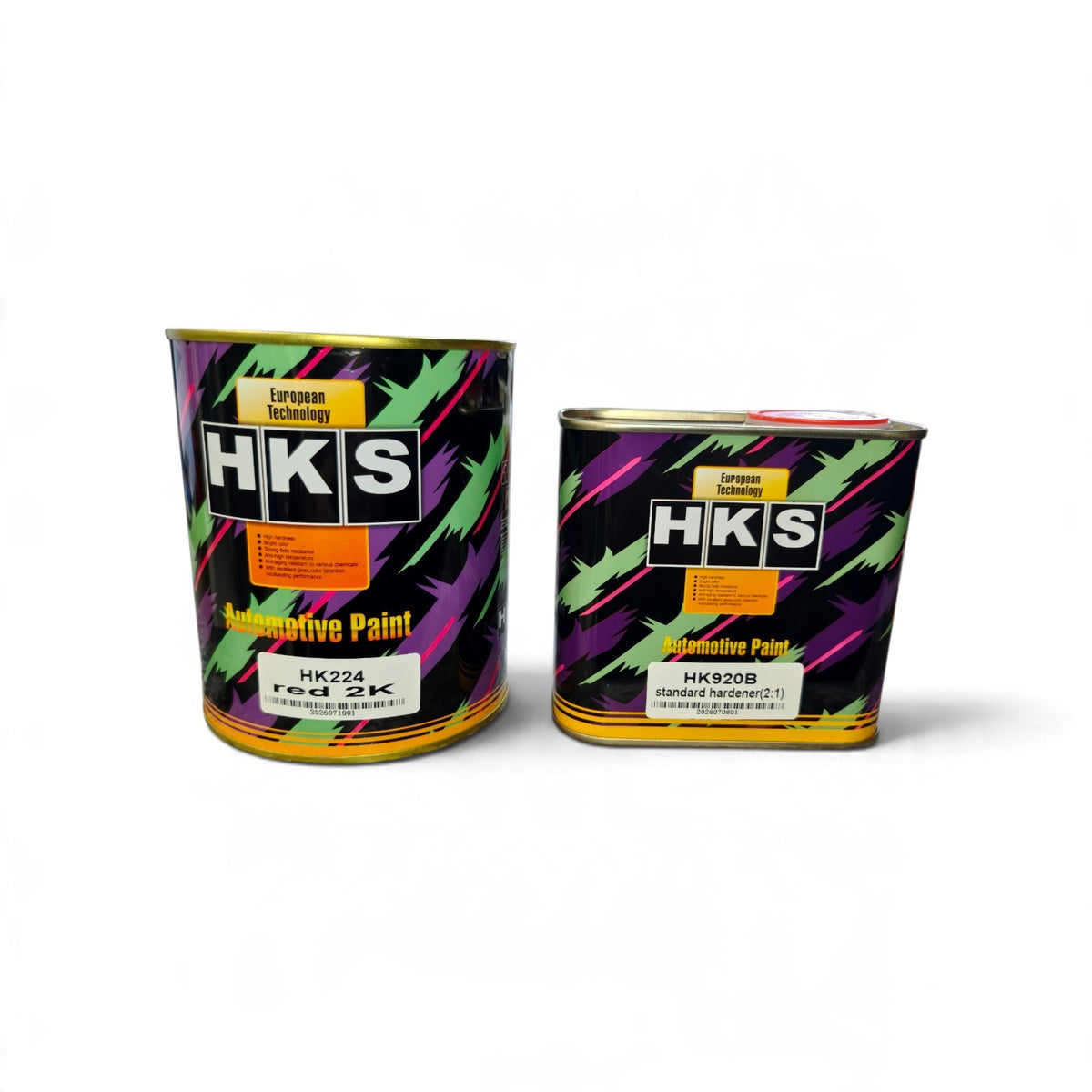 HKS 2K Solid Bright Red 2k 1.5L Kit Paint + Hardner