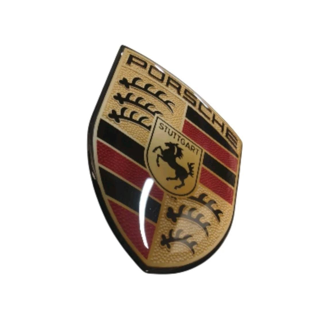 NEW Porsche Crest Sticker Logo Emblem Badge Bonnet domed decal 911 996 997 Coupe GT3 RS TURBO