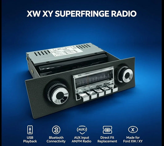 Brand New USB Radio - Dummy Face XW XY SUPERFRINGE PLAYER GS GT FALCON FAIRMONT ARGENT - CD PLAYER