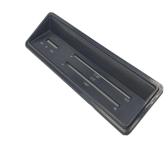 VALIANT CHRYSLER VE VG VF HEATER FACE PANEL REPRO BLACK