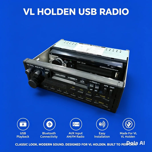 Brand New USB Radio - Dummy Face HOLDEN VL CALAIS WALKINSHAW