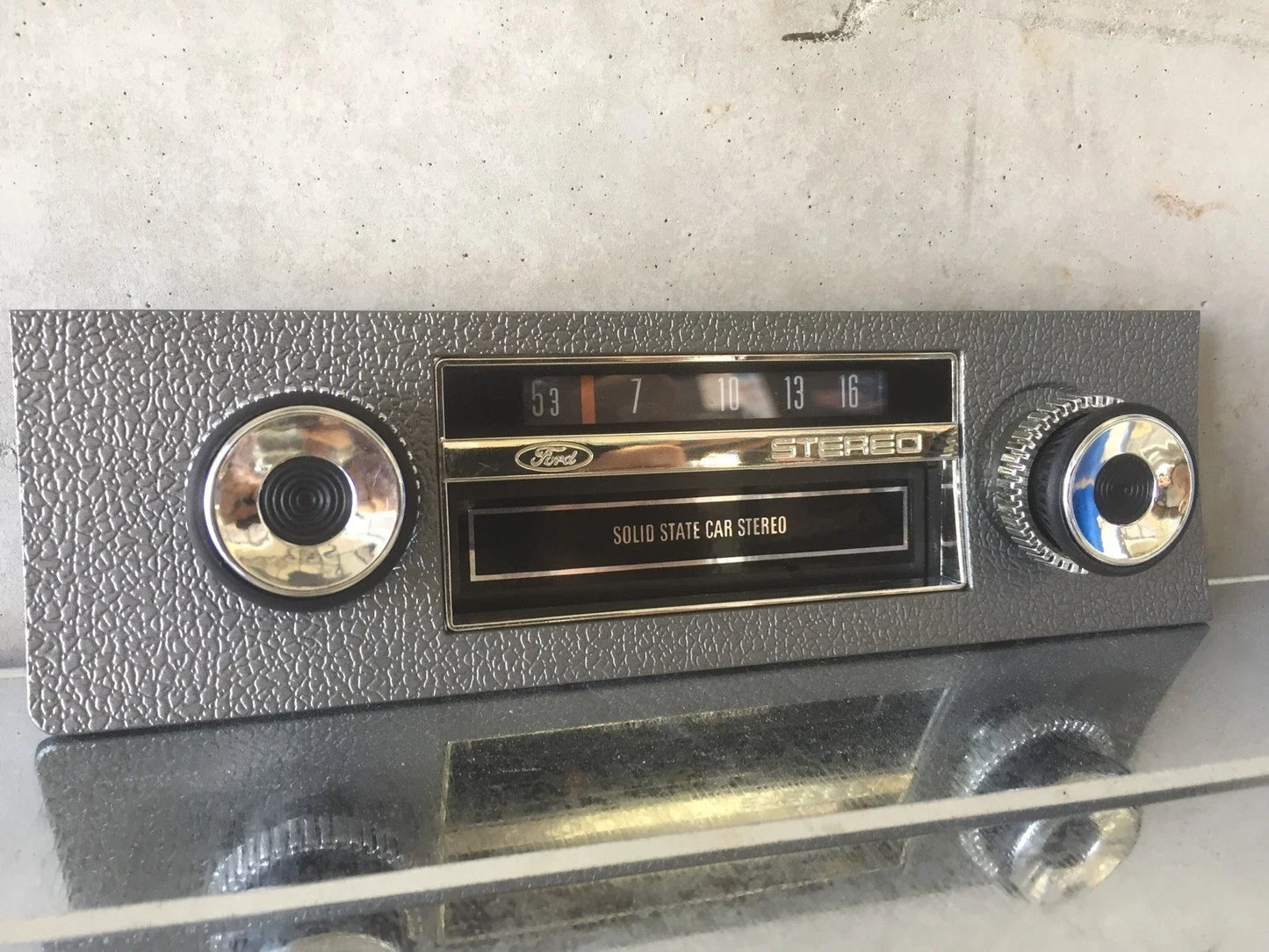 FORD XW XY GT GS FALCON 8 TRACK DUMMY FACE PLAYER - ARGENT SILVER