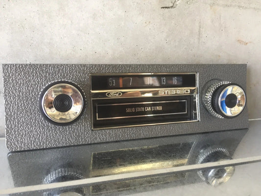 FORD XW XY GT GS FALCON 8 TRACK DUMMY FACE PLAYER - ARGENT SILVER