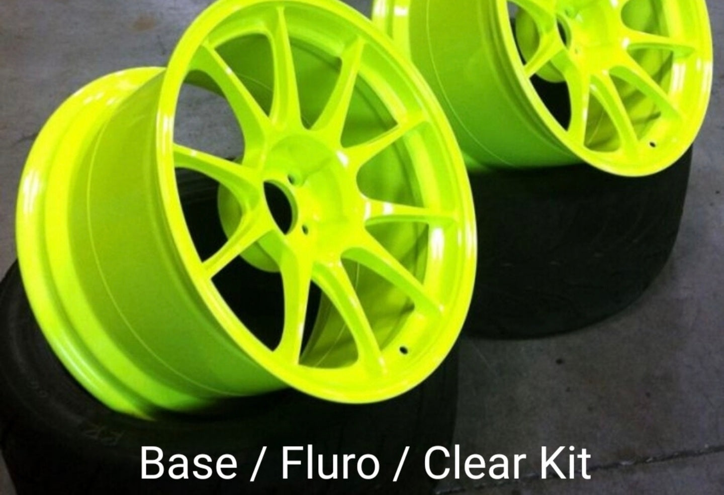 1L Spray Chief Fluro Yellow  3 Layer 2k Kit