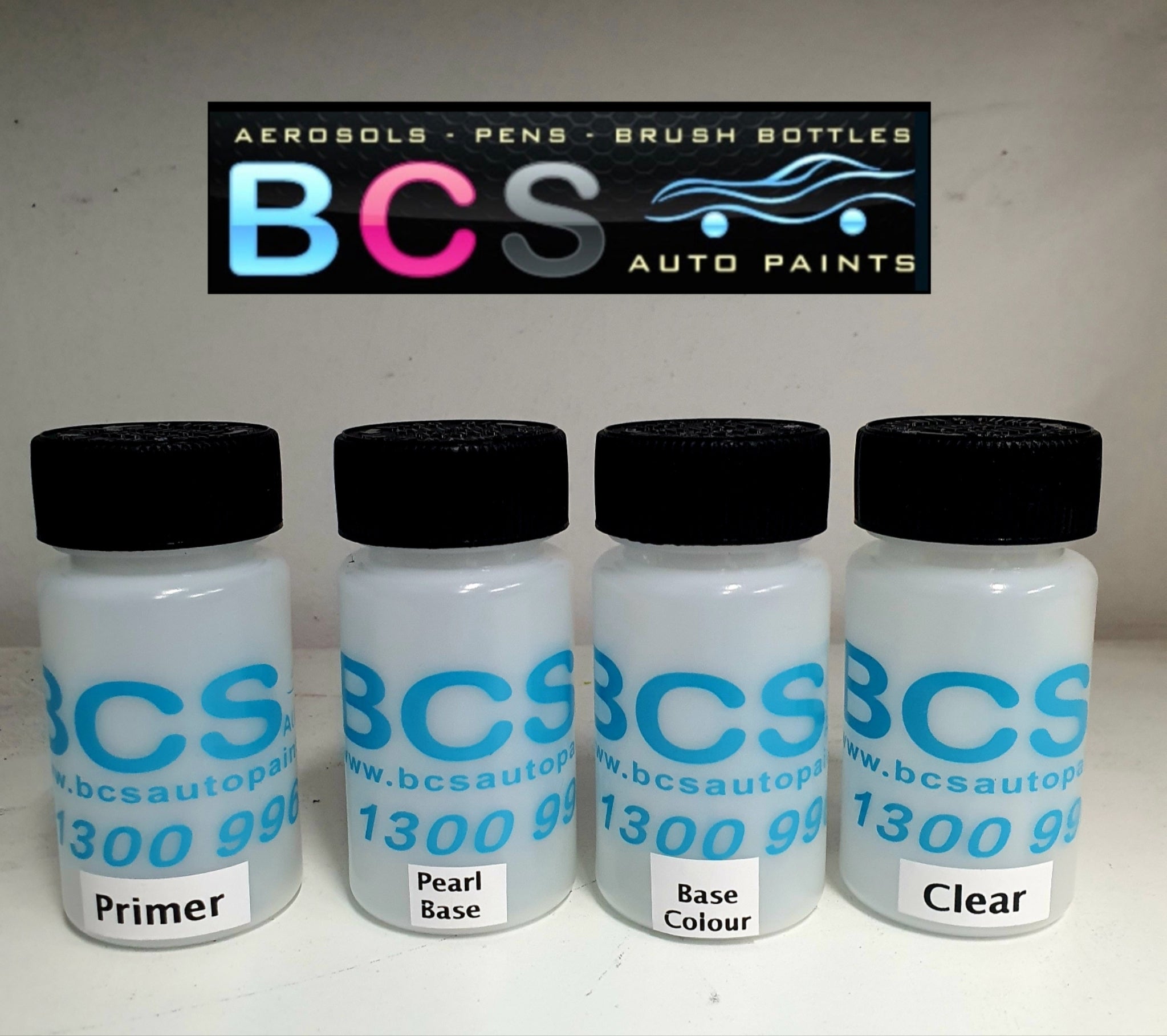 Colorspec Primer Tri Coat Pearl Kit + Primer 50ml Brush Bottle Touch Up Paint Kit – BCS ...